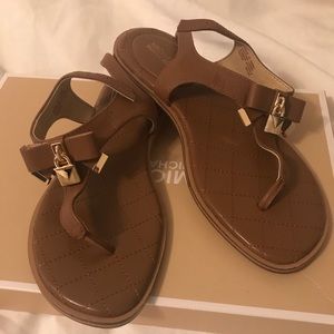 Michael Kors leather sandals